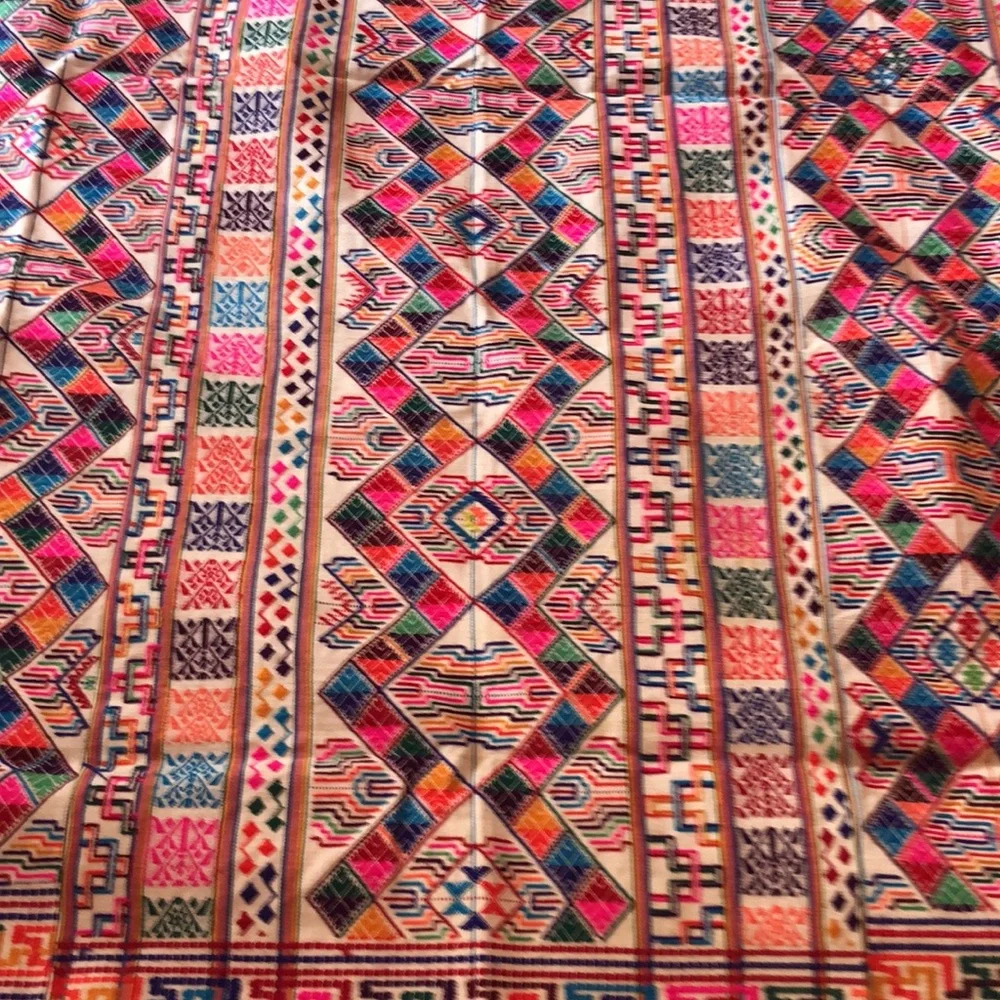 Vintage Bhutanese Handwoven Kira - Textile